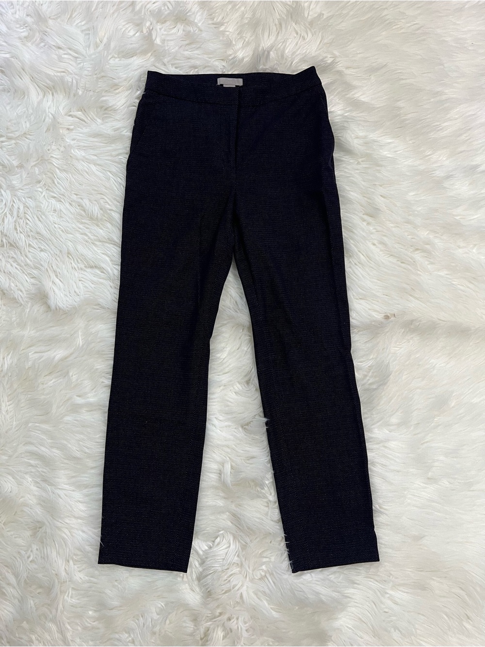 H&M Navy Slacks with White polka dots
